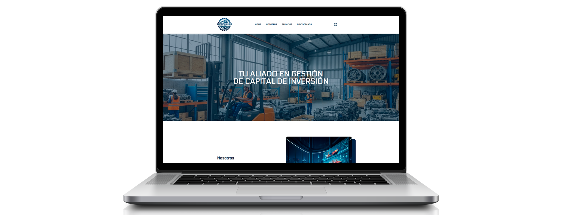 Slider portafolio American link